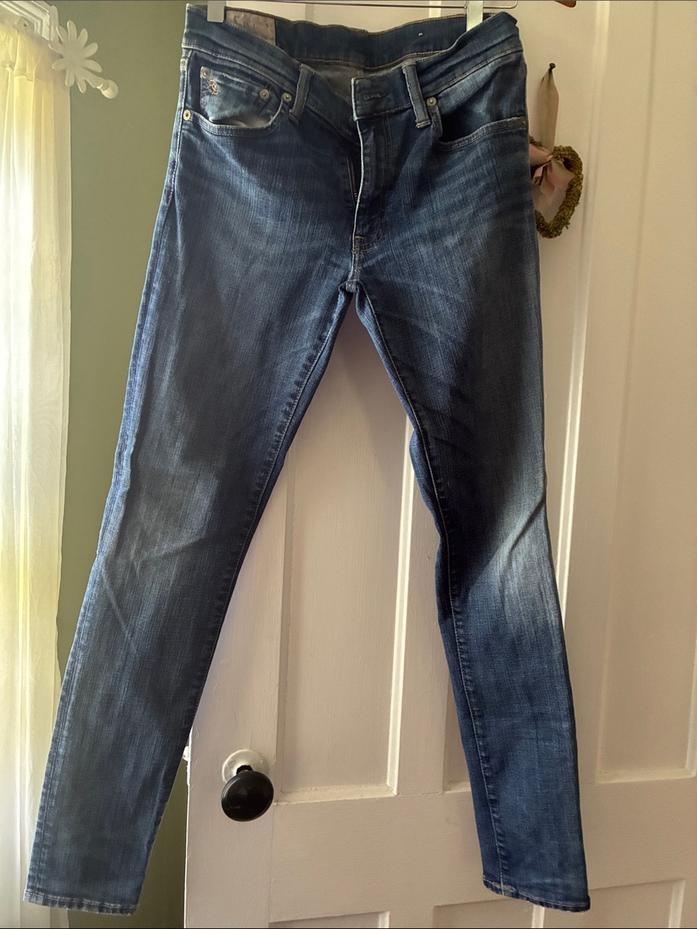Polo by Ralph Lauren women’s Skinny Jeans in Dark Blue Wash